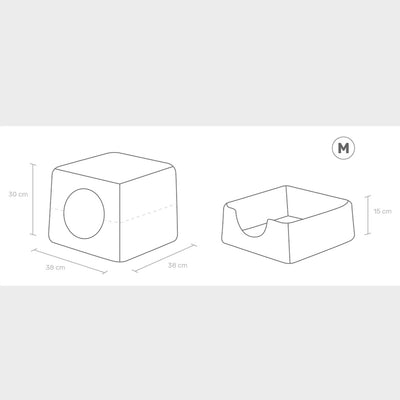 2in1 - moderner Liegeplatz & Höhle