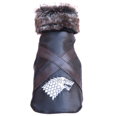 Hochwertiger Hundemantel "winter is coming" Hundebekleidung